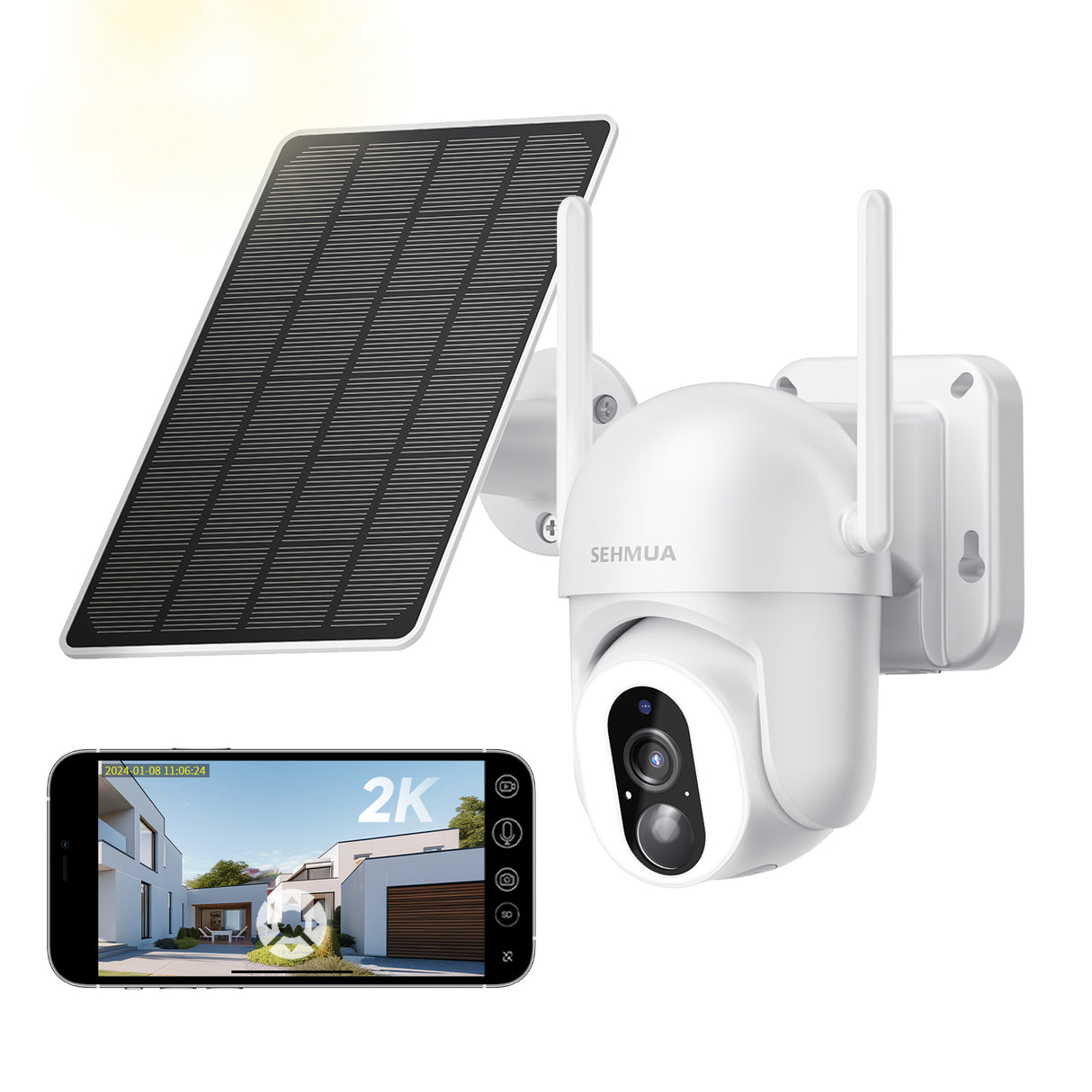 Solar Outdoor WI-FI Camera（QB54）